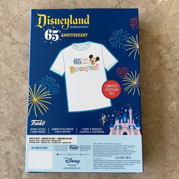 Disneyland 65th Anniversary Funko t-shirt size M - Picture 3 of 7